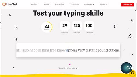 livechat speed typing test|1 minute typing speed test.